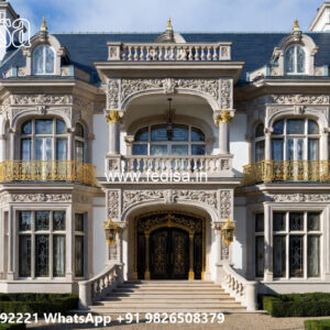 Classic House Design with Beautiful Stone Cladding No-11467
