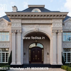 Classic House Design with Elegant Glass Windows No-11487