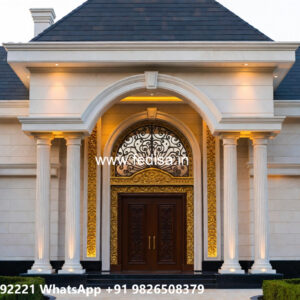 Classic House Design with Elegant Marble Staircase No-11524