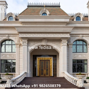 Classic House Design with Stylish Entrance Lighting No-11530