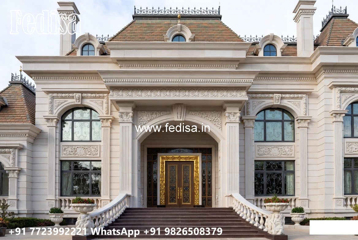 Classic House Design with Stylish Entrance Lighting No-11530