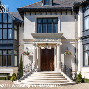 Classic House Design with Decorative Window Styling No-11543