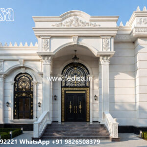Elegant Classic Villa Design with Marble Finishes No-11565