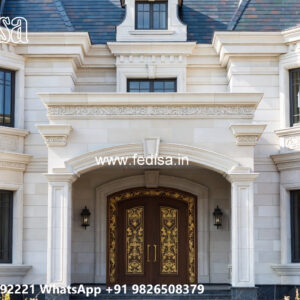 Classic Villa Design with Elegant Staircase Ideas No-11569