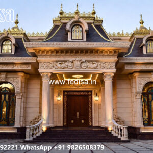 Classic Villa Design with Stylish Exterior Facade No-11570