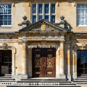Elegant Classic Villa Design with Grand Entrance No-11578