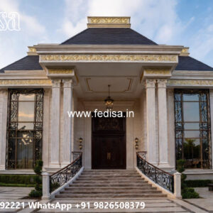Luxury Classic Villa Design with Elegant Hall Ideas No-11585