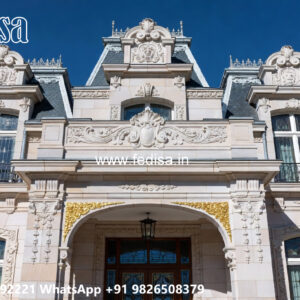Classic Villa Design with Luxury Exterior Landscaping No-11619