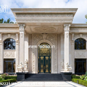 Classic Villa Design with Grand Staircase Inspiration No-11638