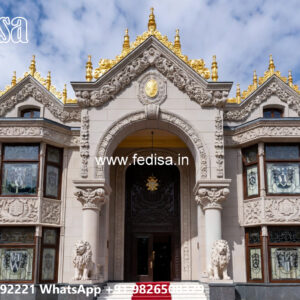 Classic Villa Design with Premium Exterior Lighting No-11642