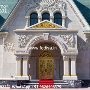 Classic Villa Design with Beautiful Villa Landscaping No-11650