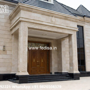 Classic Villa Design with Decorative Architectural Features No-11653