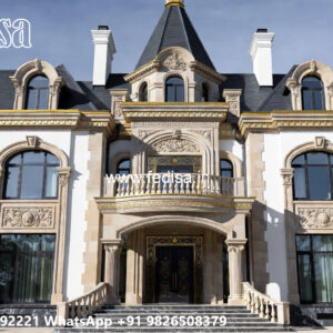 Classic Villa Design with Beautiful Ceiling Details No-11678