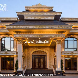 Classic Villa Design with Decorative Exterior Features No-11687