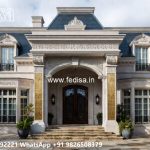 Classic Villa Design with Elegant Courtyard Inspiration No-11689