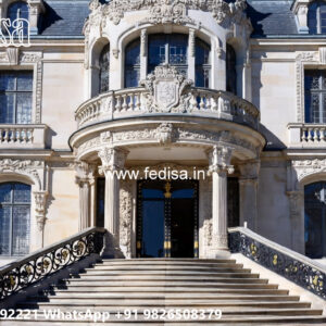 Classic Villa Design with Beautiful Marble Details No-11690