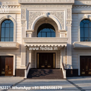 Classic Villa Design with Stylish Front Garden No-11693