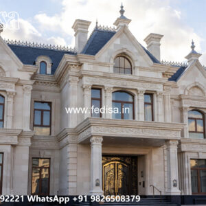 Luxury House Design with Elegant Marble Flooring No-11755