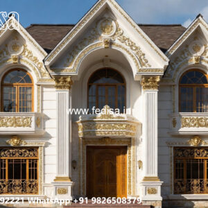 Luxury House Design with Beautiful Balcony Decor No-11781