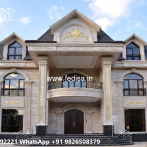 Luxury House Design with Modern Outdoor Lighting No-11782
