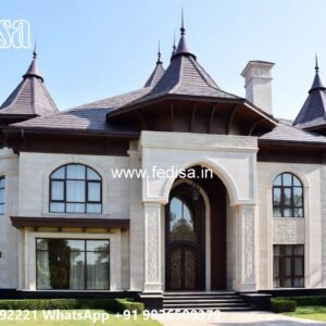 Classic House Design with Royal Interior Inspiration No-11856