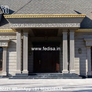 Classic House Design with Elegant Balcony Concepts No-11864