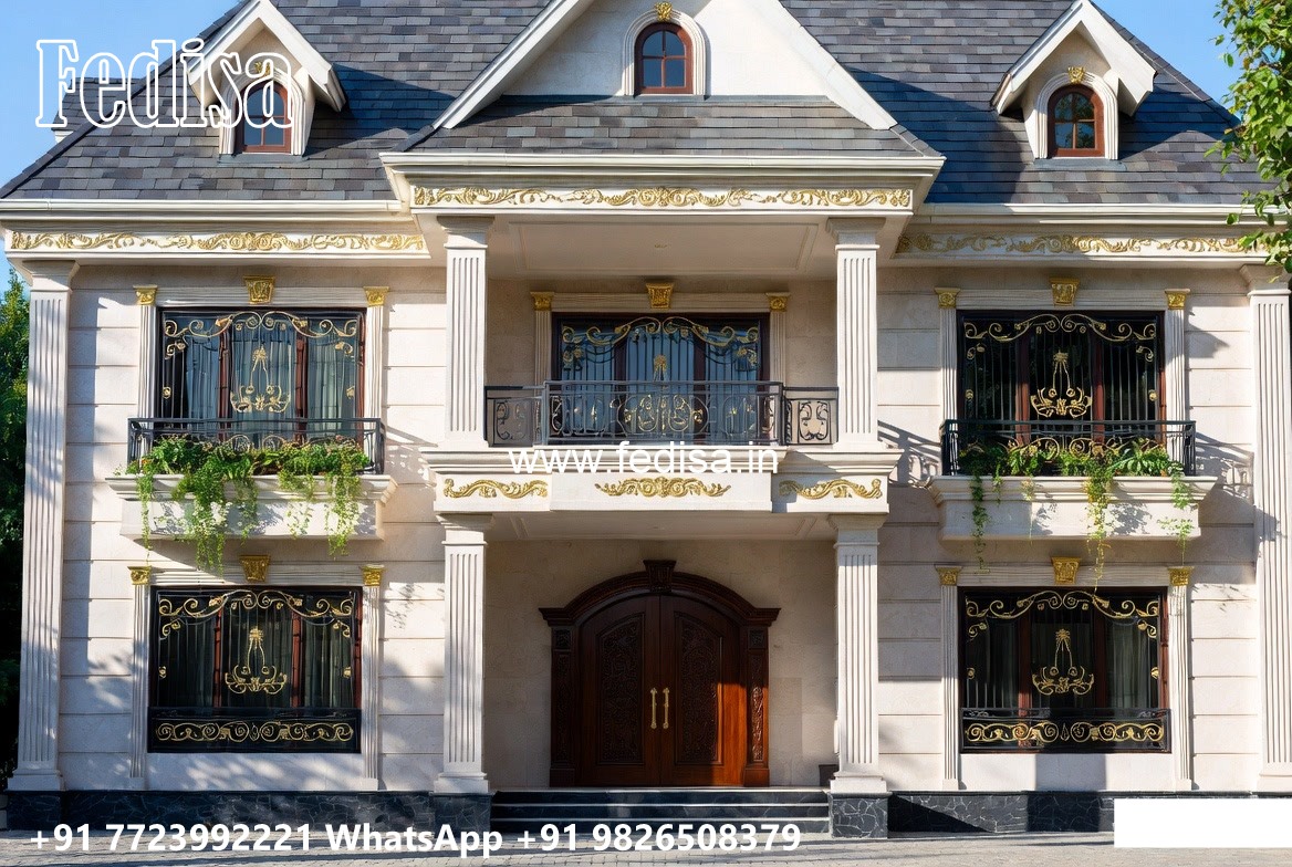 Classic House Design with Premium Marble Finishes No-11868