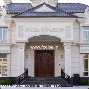 Elegant Classic House Design with Vintage Charm No-11870