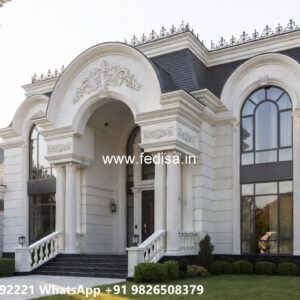 Classic House Design with Beautiful Garden Landscape No-11871