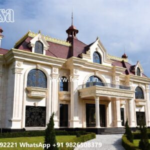 Classic House Design with Stunning Roof Architecture No-11875