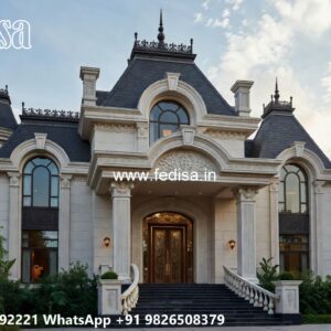 Classic House Design with Beautiful Staircase Ideas No-11880
