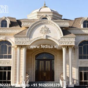 Classic House Design with Beautiful Stone Cladding No-11917