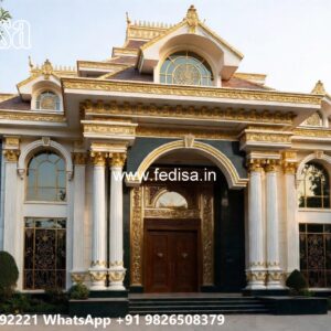 Classic House Design with Elegant Hall Interior No-11952