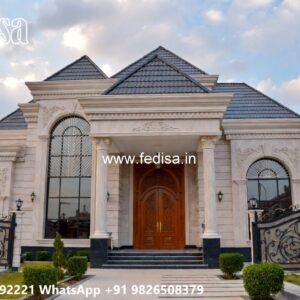 Classic House Design with Rich Marble Decor No-11956