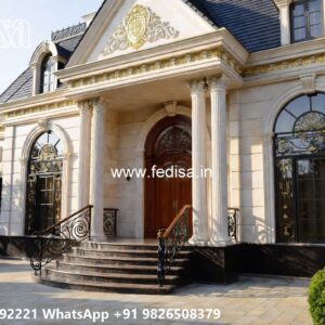 Classic House Design with Decorative Pillar Beauty No-11979