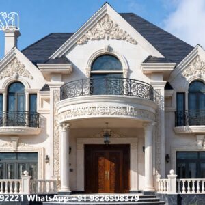 Classic House Design with Stylish Entrance Lighting No-11980