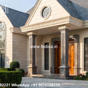 Classic House Design with Beautiful Architectural Features No-12000
